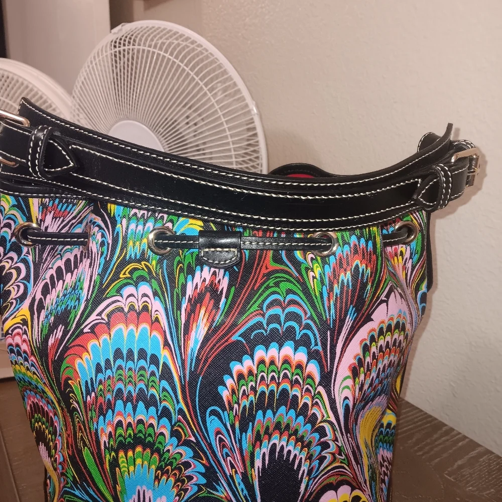 Dooney Bourke Plumes Bucket Bag - Picture 7 of 11